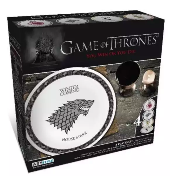 ABYstyle Game Of Thrones - Pack De 4 Assiettes 21cm - Houses 2 ABYstyle Game Of Thrones - Pack De 4 Assiettes 21cm - Houses – Image 2