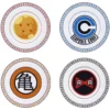 ABYstyle Dragon Ball - Pack De 4 Assiettes - Emblems