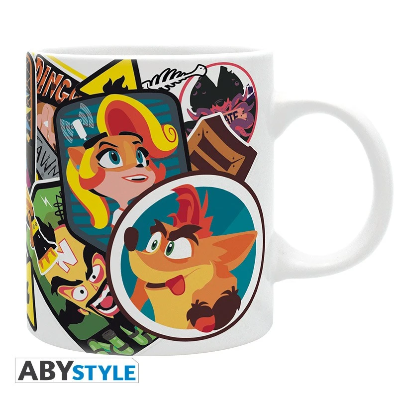 ABYstyle CRASH BANDICOOT Mug Sticker Crash 2 ABYstyle CRASH BANDICOOT Mug Sticker Crash – Image 2