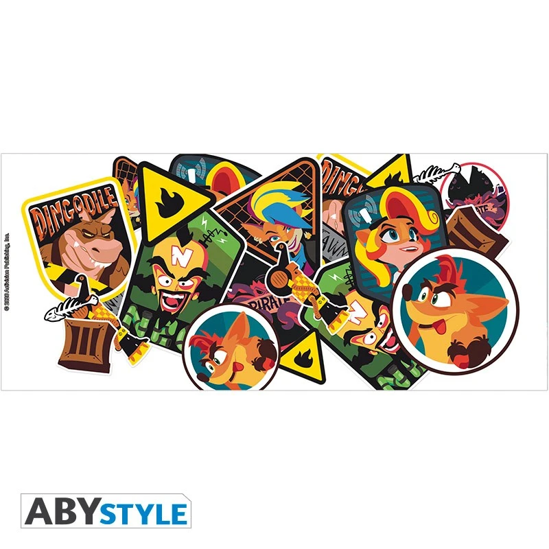 ABYstyle CRASH BANDICOOT Mug Sticker Crash 4 ABYstyle CRASH BANDICOOT Mug Sticker Crash – Image 4