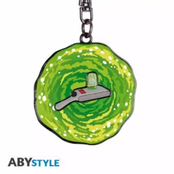 ABYstyle Rick And Morty - Porte-clés Mecanique - Pistolet Portail