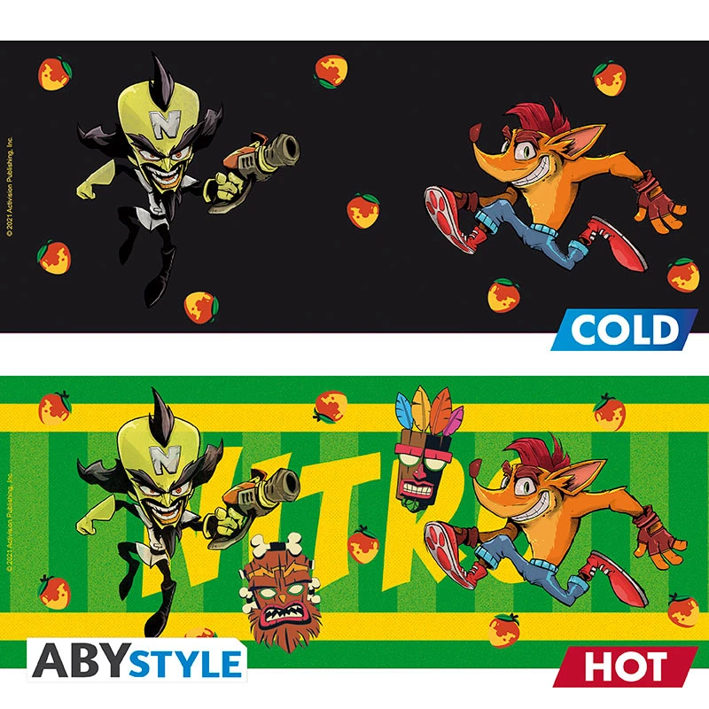 ABYstyle CRASH BANDICOOT Mug Thermo-réactif Nitro 4 ABYstyle CRASH BANDICOOT Mug Thermo-réactif Nitro – Image 4