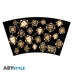 ABYstyle THE SHIELD HERO Gobelet Avec Paille Symboles