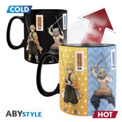 ABYstyle DEMON SLAYER Mug Thermo-réactif Pourfendeurs Grand Contenant -ABYstyle Magasin 3665361075042 3