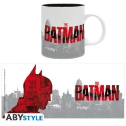 ABYstyle DC Comics - Mug - 320 Ml - The Batman Silhouette Rouge -ABYstyle Magasin 3665361075479 5