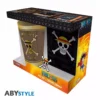 ABYstyle One Piece - Coffret Cadeau - Verre Xxl + Pin S + Notebook - Skull