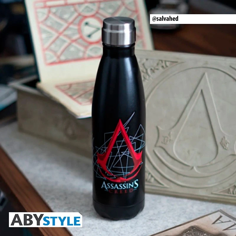 ABYstyle ASSASSIN'S CREED Bouteille D'eau Crest 2 ABYstyle ASSASSIN'S CREED Bouteille D'eau Crest – Image 2