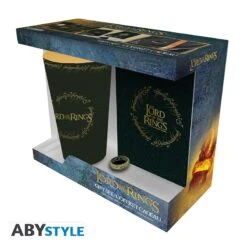 ABYstyle LE SEIGNEUR DES ANNEAUX Coffret Cadeau Verre XXL+Pin's+Carnet Anneau -ABYstyle Magasin 3665361079880 1