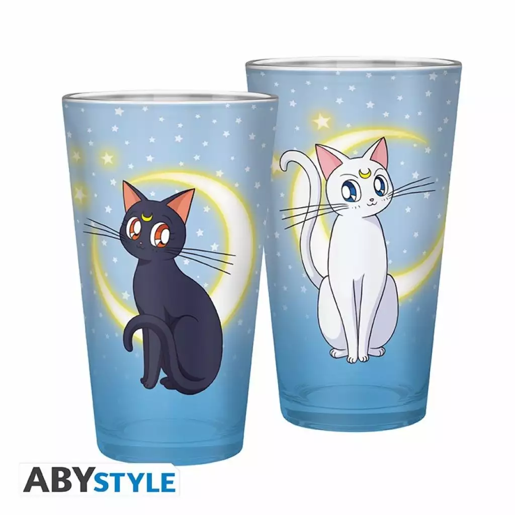 ABYstyle Sailor Moon - Verre Xxl 400 Ml - Luna & Artemis 3 ABYstyle Sailor Moon - Verre Xxl 400 Ml - Luna & Artemis – Image 3
