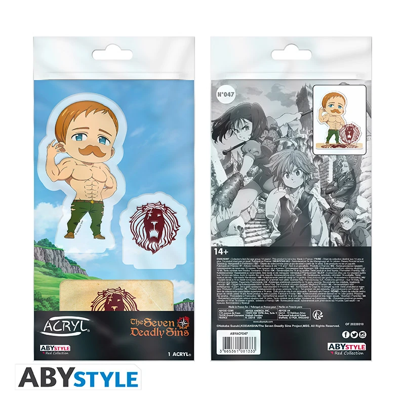 ABYstyle THE SEVEN DEADLY SINS Acryl® Escanor 4 ABYstyle THE SEVEN DEADLY SINS Acryl® Escanor – Image 4