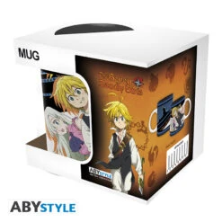ABYstyle THE SEVEN DEADLY SINS Mug Meliodas, Elizabeth, & Hawk -ABYstyle Magasin 3665361100515 6