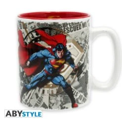 ABYstyle DC COMICS Coffret Cadeau Superman Mug + Porte-clés + Badges