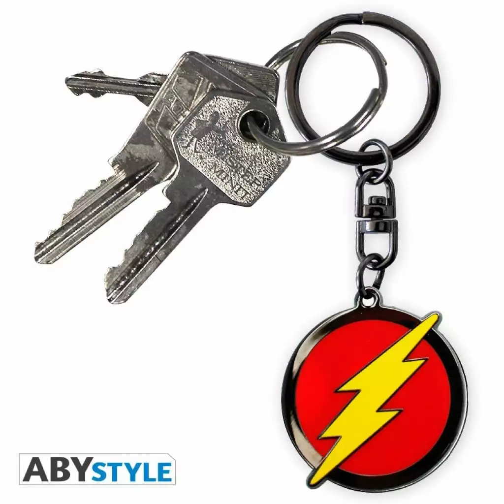 ABYstyle Dc Comics - The Flash - Porte-clés Métal - Logo 2 ABYstyle Dc Comics - The Flash - Porte-clés Métal - Logo – Image 2