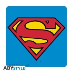 ABYstyle DC COMICS Coffret Cadeau Superman Verre + Dessous De Verre + Mug à Espresso -ABYstyle Magasin 3700789254188 3