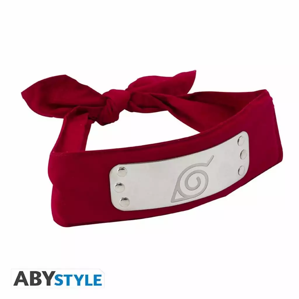 ABYstyle Naruto Shippuden - Bandeau - Konoha (rouge) 1 ABYstyle Naruto Shippuden - Bandeau - Konoha (rouge)