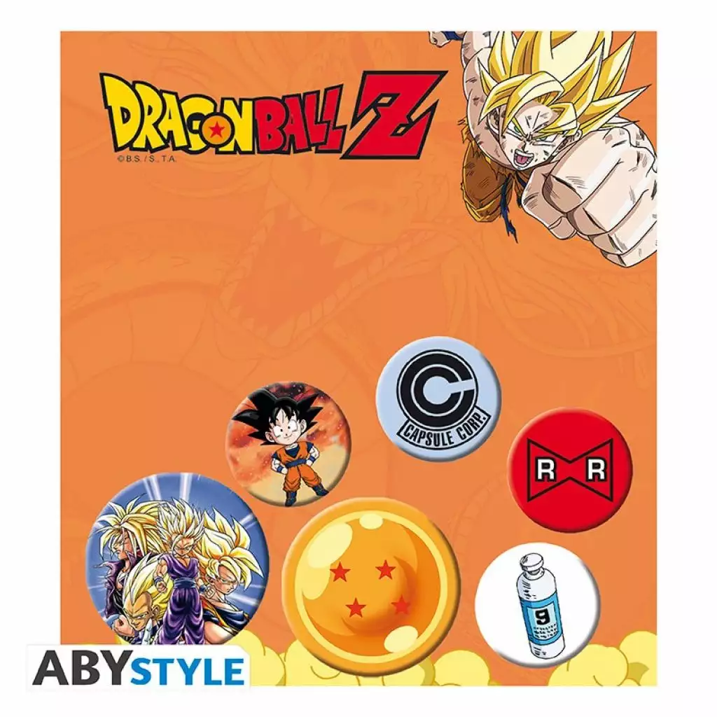 ABYstyle Dragon Ball Z - Pack De 6 Badges - Mix 2 ABYstyle Dragon Ball Z - Pack De 6 Badges - Mix – Image 2