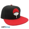 ABYstyle NARUTO SHIPPUDEN - Casquette Snapback- Noir & Rouge - Uchiwa
