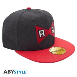 ABYstyle DRAGON BALL - Snapback Cap - Noir & Rouge - Red Ribbon