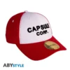 ABYstyle DRAGON BALL - Casquette - Rouge & Blanc - Capsule Corp