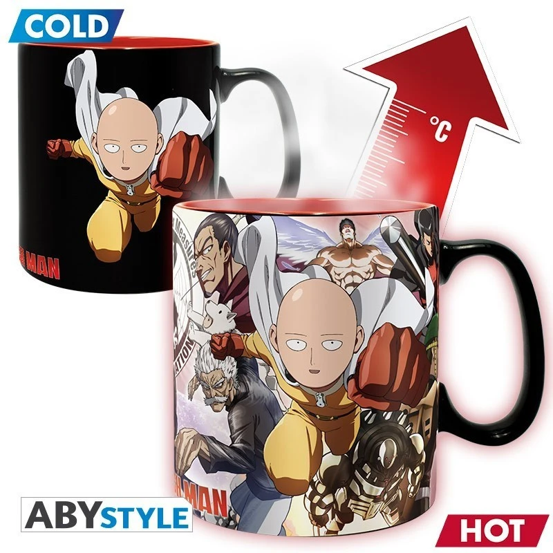 ABYstyle Mug Thermoréactif Héros (Saitama & Genos) 1 ABYstyle Mug Thermoréactif Héros (Saitama & Genos)