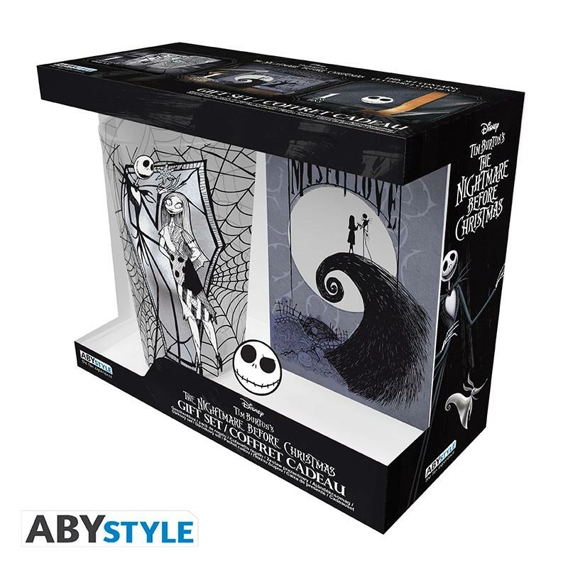 ABYstyle L'Étrange Noël De Monsieur Jack - Coffret Cadeau Verre Xxl, Pin's Et Carnet Jack 1 ABYstyle L'Étrange Noël De Monsieur Jack - Coffret Cadeau Verre Xxl, Pin's Et Carnet Jack