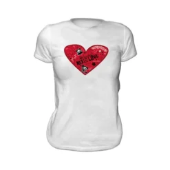 ABYstyle Skelanimals - T-shirt Valentin Femme White Basic (l)