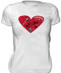 ABYstyle Skelanimals - T-shirt Valentin Femme White Basic (xs) -ABYstyle Magasin skelanimals t shirt valentin femme white basic xs 599b17a3ee791