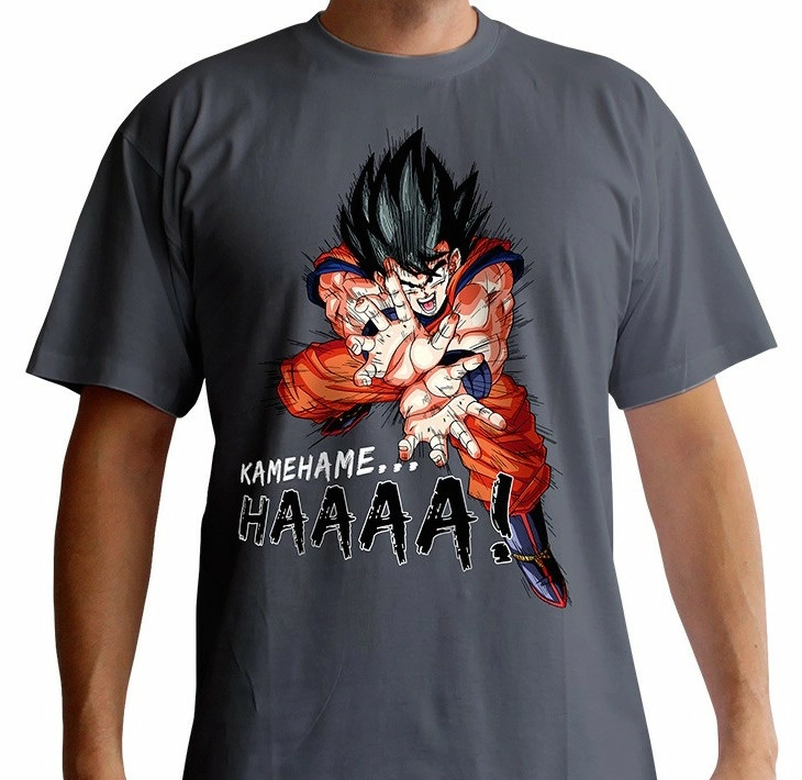 ABYstyle T-shirt Dragon Ball Z KAMEHAMEHA Gris Foncé (S) 1 ABYstyle T-shirt Dragon Ball Z KAMEHAMEHA Gris Foncé (S)