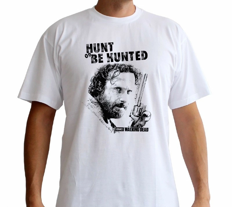ABYstyle The Walking Dead - T-shirt Hunt Or Be Hunted (l) 1 ABYstyle The Walking Dead - T-shirt Hunt Or Be Hunted (l)